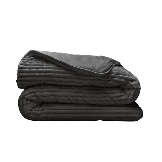 Zelesta Special Teddy Groove Bettdecke – Anthrazit
