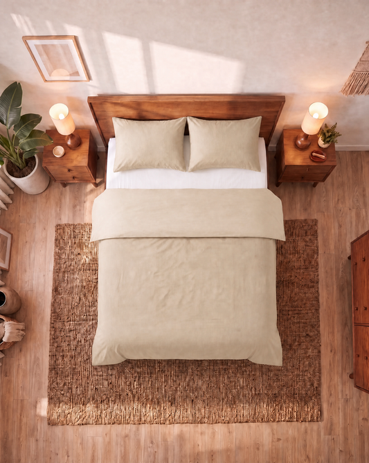 Zelesta Comfort Uni Seamless Pillowcase Set Of 2 - Beige