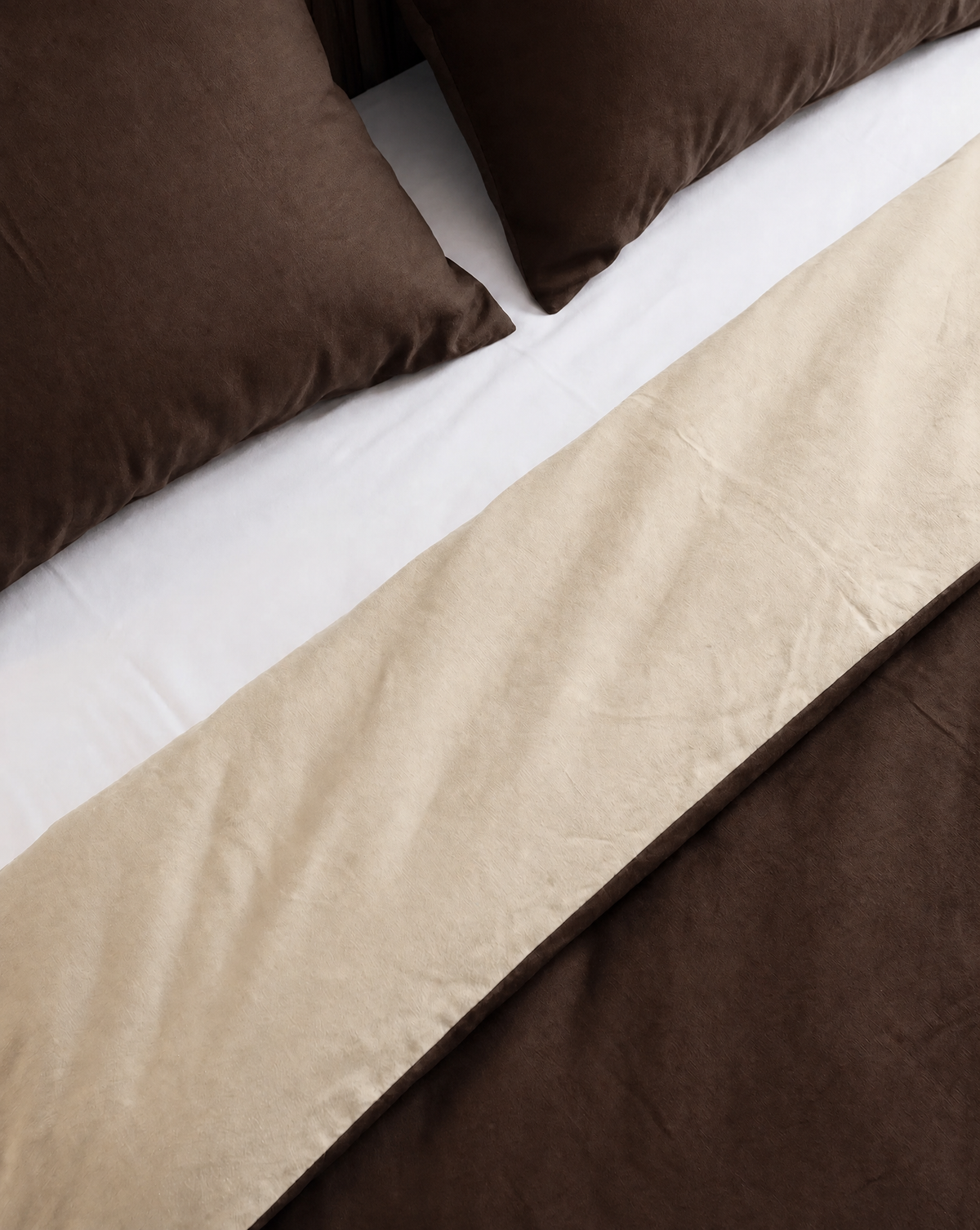 Zelesta Comfort Duo Seamless Duvet - Taupe & Brown