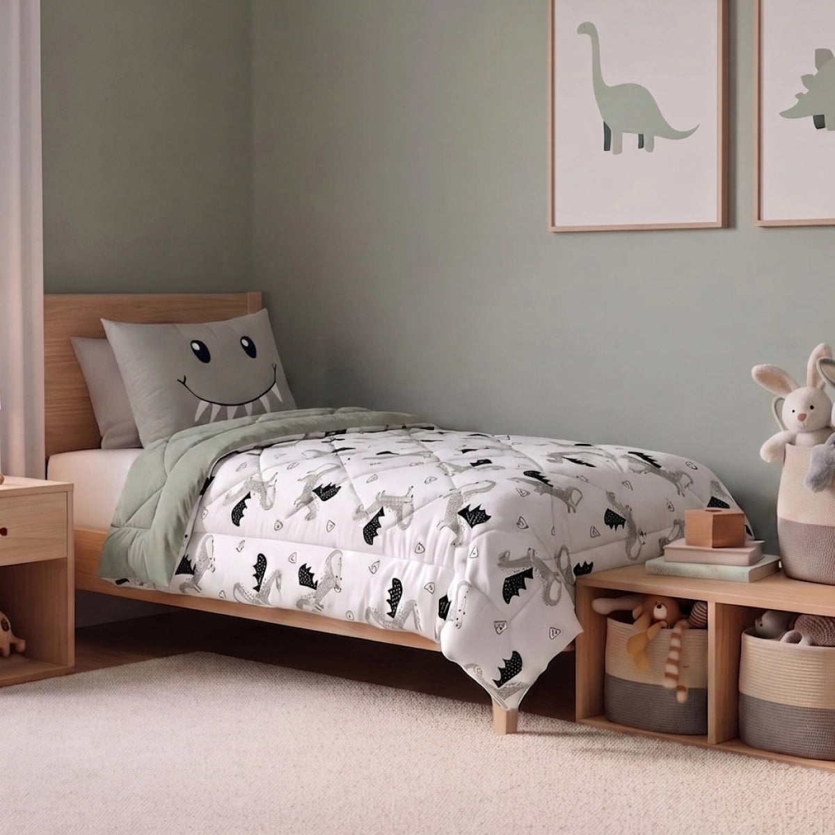 Zelesta Comfort Kids Duvet - Smiling Dragon
