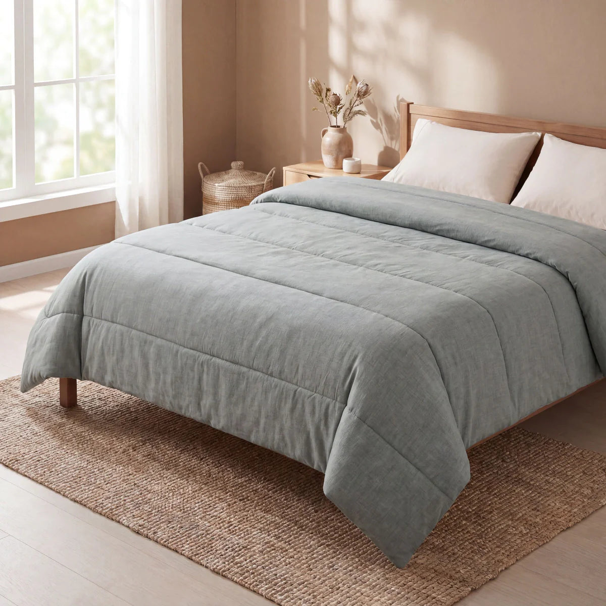 Zelesta Comfort Structure Duvet - Green