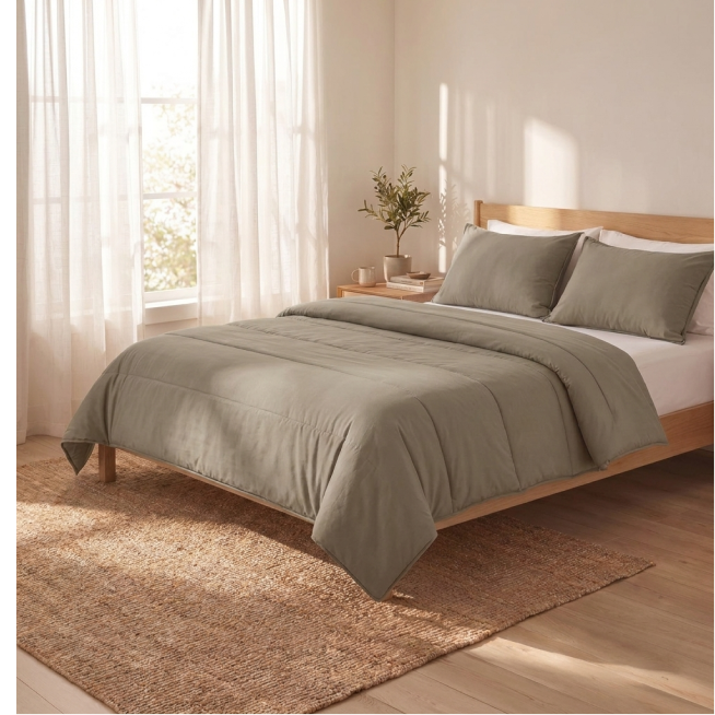 Zelesta Comfort Uni Summer Duvet - Natural Taupe