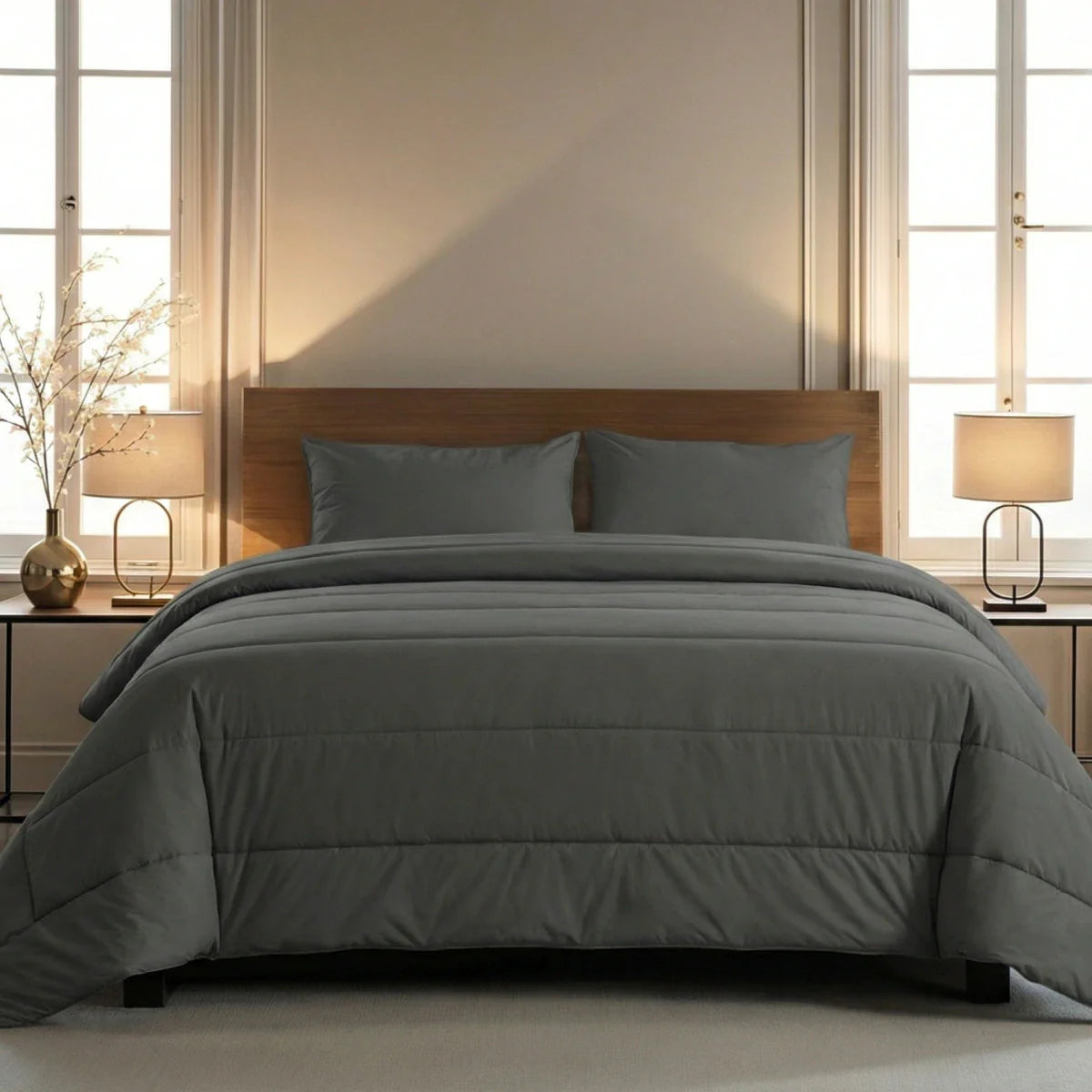 Zelesta Comfort Uni Bettdecke - Anthrazit