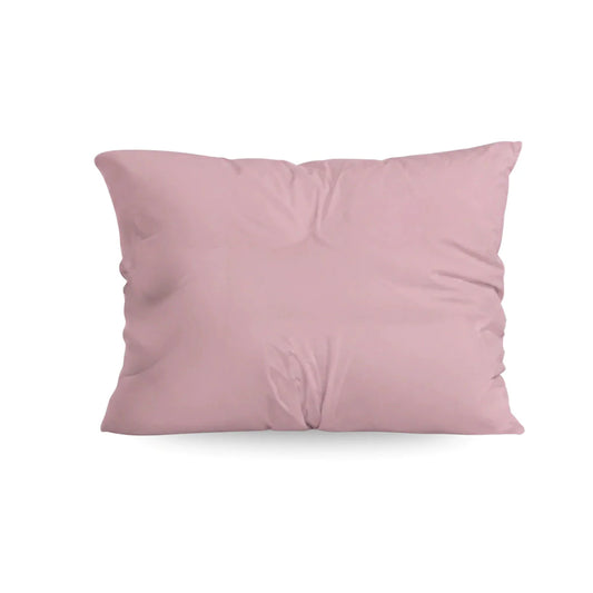 Zelesta Comfort Uni Kissenbezüge Set mit 2 Stück – Altrosa