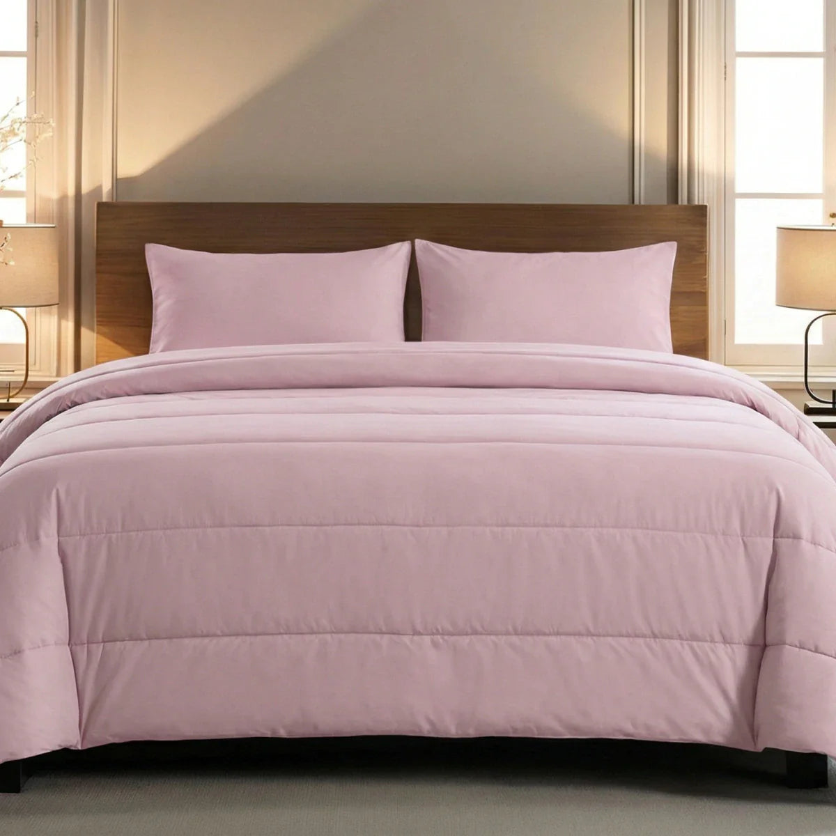 Zelesta Comfort Uni Bettdecke – Staubiges Rosa