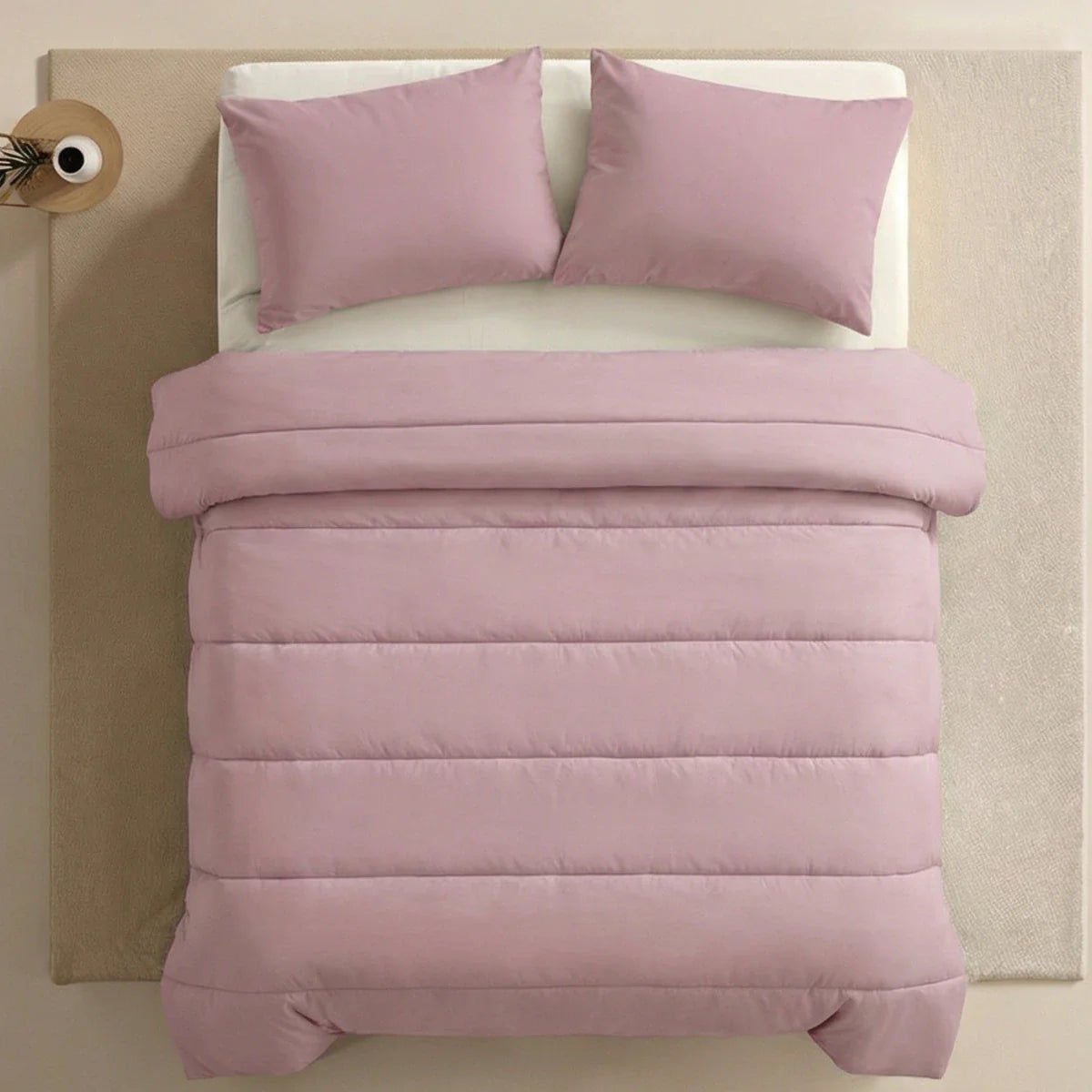 Zelesta Comfort Uni Bettdecke – Staubiges Rosa