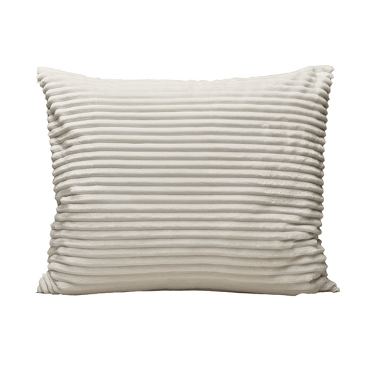 Zelesta Special Teddy Groove Kissenbezug-Set, 2 Stück – Off-White