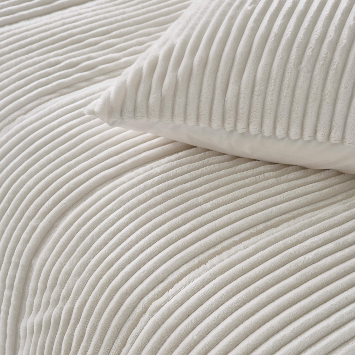 Zelesta Special Teddy Groove Bettdecke - Off-White