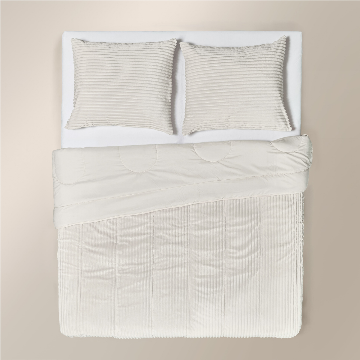 Zelesta Special Teddy Groove Bettdecke - Off-White