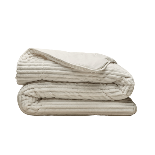 Zelesta Special Teddy Groove Bettdecke - Off-White
