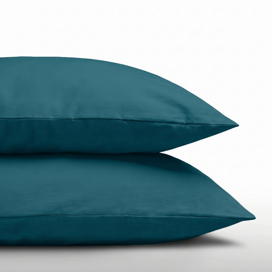 Zelesta Everyday Uni Kissenbezug-Set, 2 Stück – Nachtblau