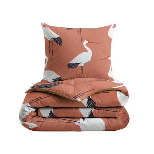 Zelesta Pure Kinder-Baumwolldecke – Terra Crane