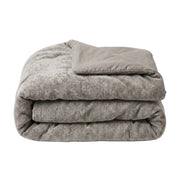 Zelesta Special Jersey Chenille Bettdecke - Warmes Grau
