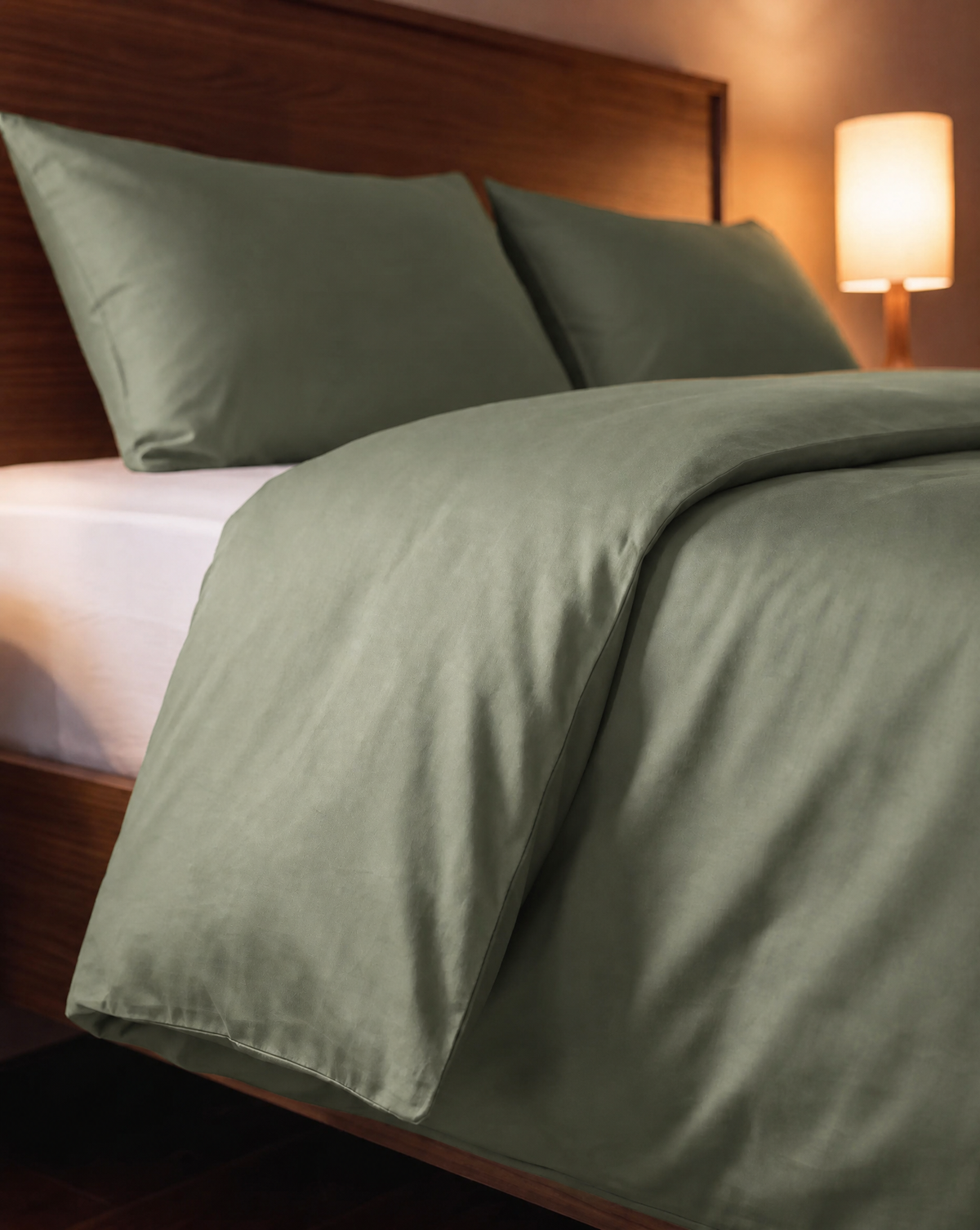Zelesta Pure Uni Seamless Cotton Duvet - Loden Green
