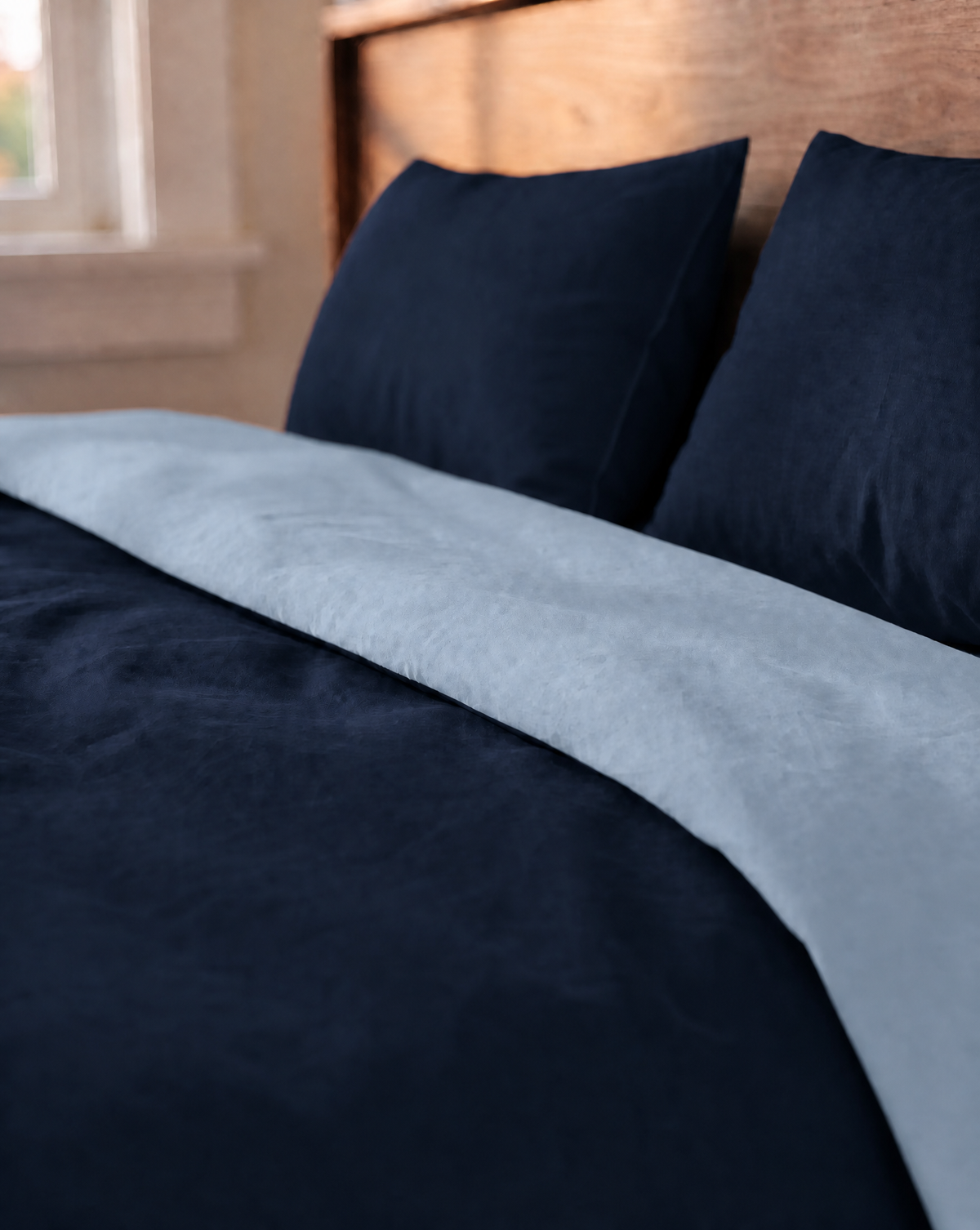 Zelesta Comfort Duo Seamless Duvet - Blue & Marine Blue