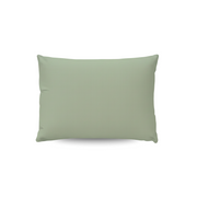 Zelesta Pure Uni Baumwoll-Kissenbezug-Set, 2 Stück – Naturgrün