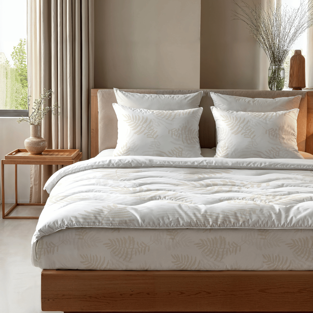 Zelesta Comfort Design Bettdecke - Oak Leaves