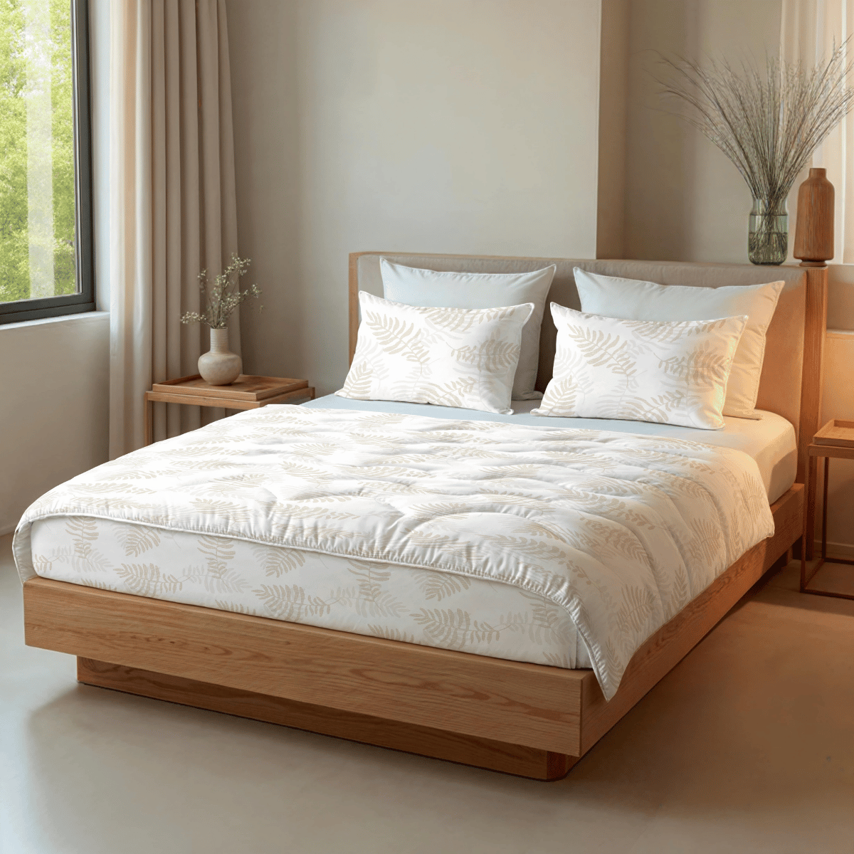 Zelesta Comfort Design Bettdecke - Oak Leaves