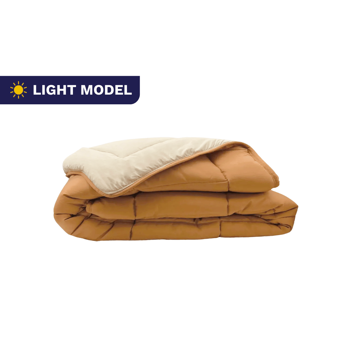 Zelesta Everyday Duo Sommerbettdecke - Bronze Braun & Leinen