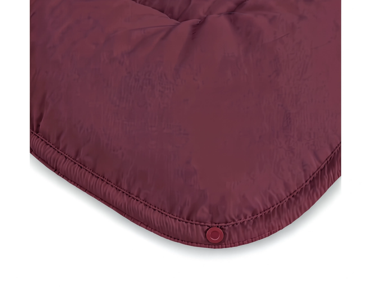 Zelesta Pure Uni 4-Jahreszeiten Baumwollbettdecke – Rot