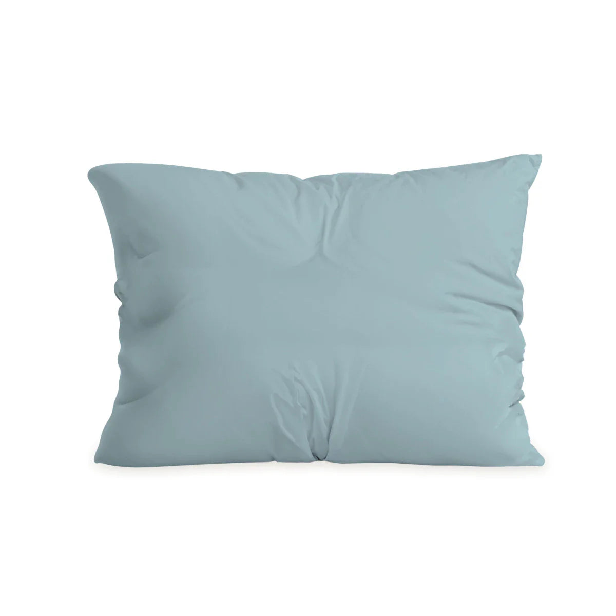 Zelesta Pure Duo Baumwoll-Kissenbezug-Set, 2 Stück – Grau-Blau