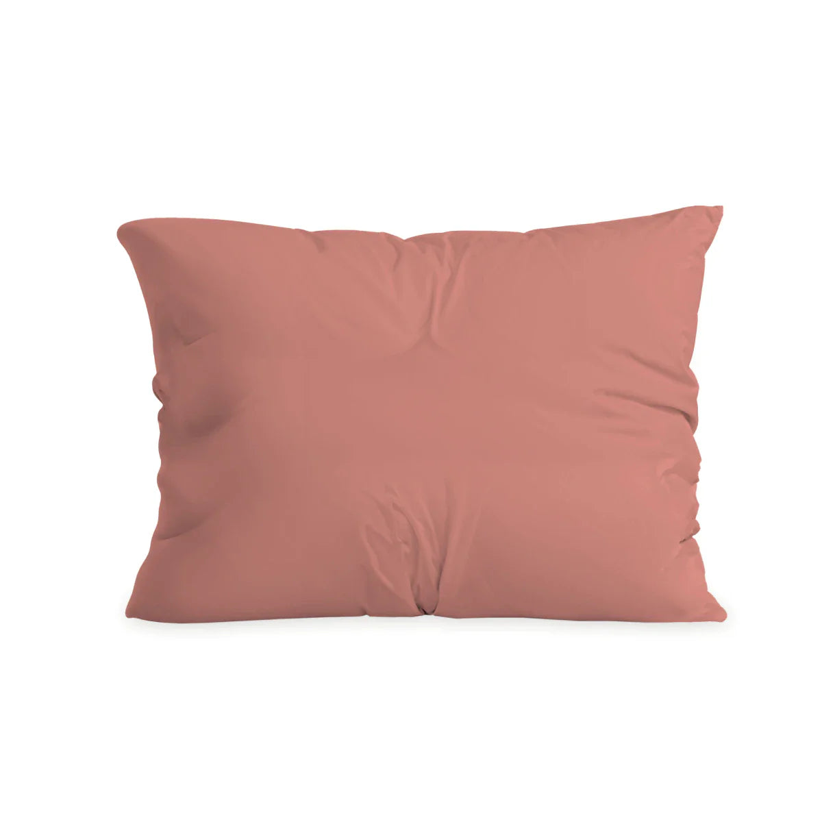Zelesta Pure Duo Baumwoll-Kissenbezug-Set, 2 Stück – Terrakotta Pink