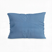 Zelesta Pure Uni Kissenbezüge Baumwolle Set von 2 - Blau