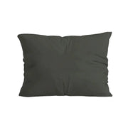 Zelesta Pure Uni Baumwoll-Kissenbezug-Set, 2 Stück – Olive Schwarz