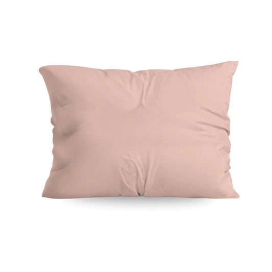 Zelesta Pure Uni Baumwoll-Kissenbezug-Set, 2 Stück – Sanftes Rosa