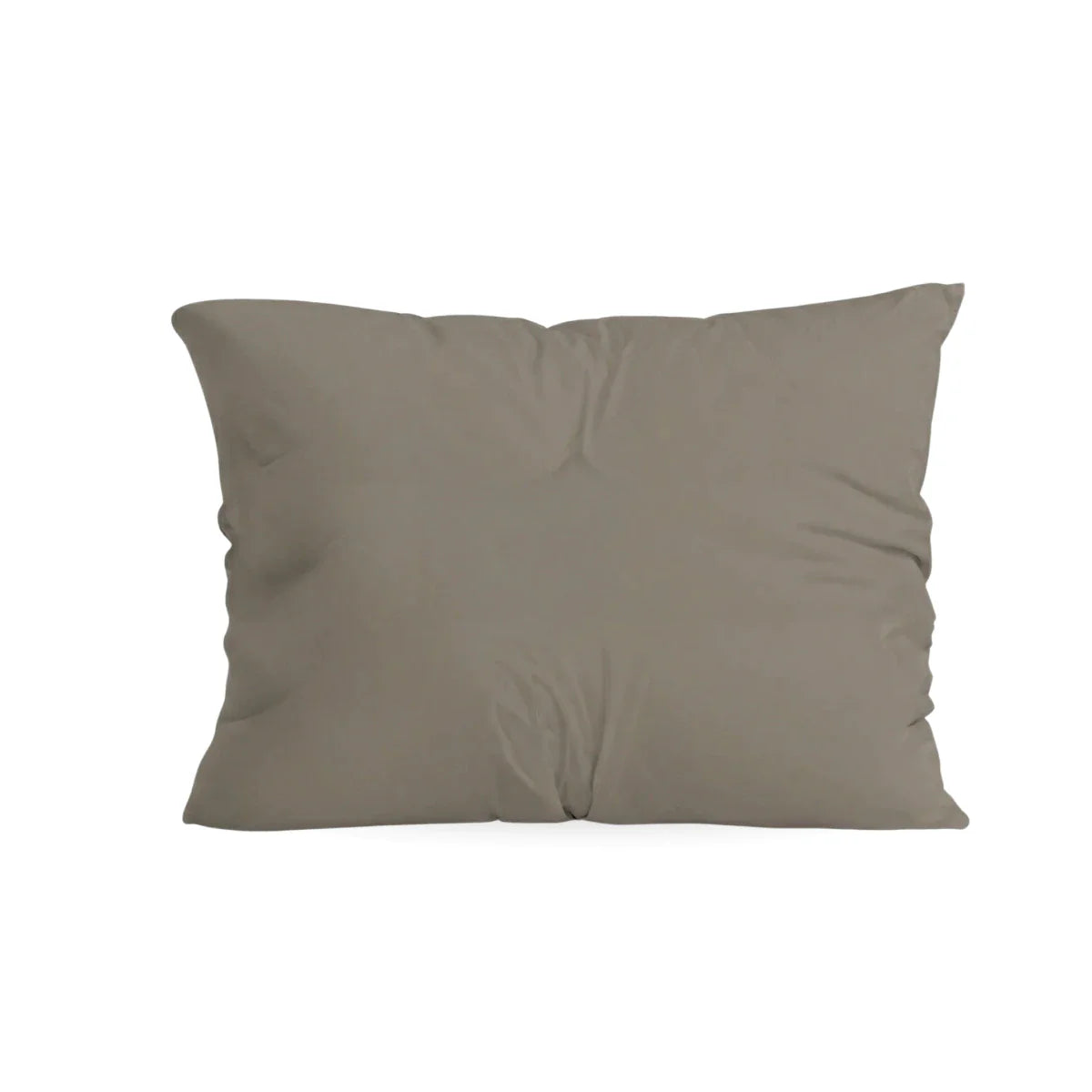 Zelesta Pure Uni Baumwoll-Kissenbezug-Set, 2 Stück – Anthrazitgrau