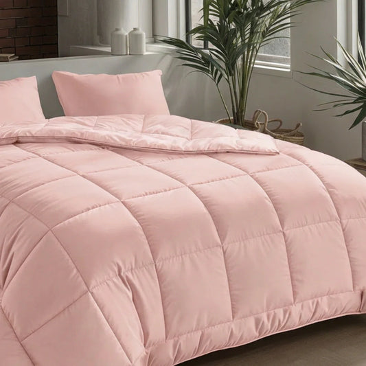 Zelesta Pure Uni Baumwoll-Sommerdecke - Sanftes Rosa