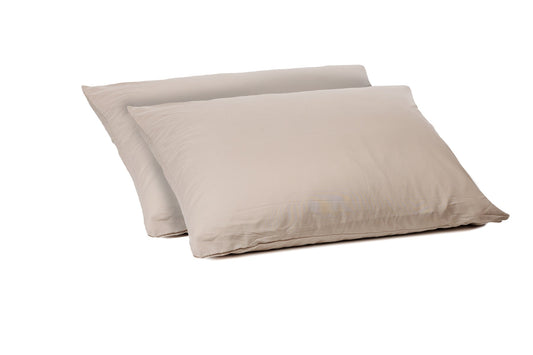 Zelesta Comfort Uni Kissenbezug-Set von 2 - Taupe