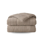 Zelesta Pure Design Baumwollbettdecke - Brown Stripes