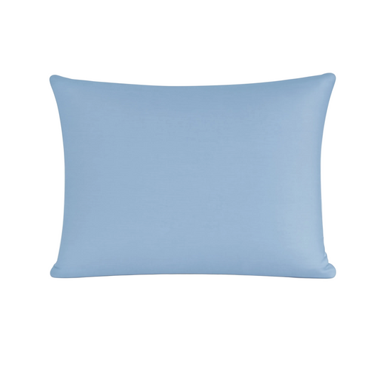 Zelesta Pure Uni Seamless Cotton Pillowcase Set Of 2 - Soft Chambray Blue
