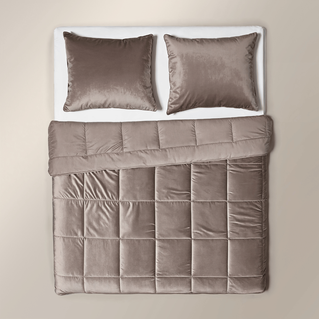 Zelesta Special Velvet Bettdecke – Taupe