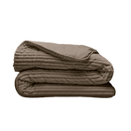 Zelesta Special Teddy Groove Bettdecke - Taupe