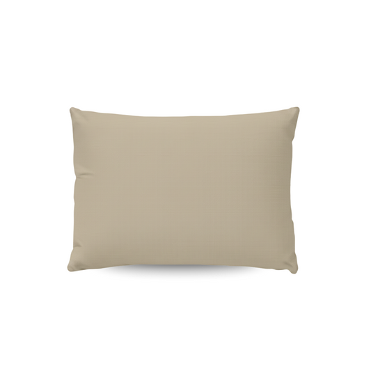 Zelesta Pure Uni Baumwoll-Kissenbezug-Set, 2 Stück – Taupe Blush