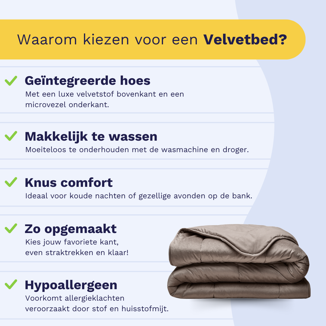 Zelesta Special Velvet Bettdecke – Taupe