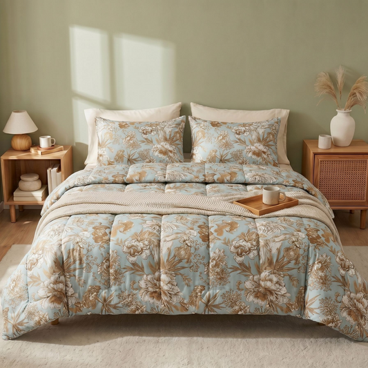 Zelesta Comfort Design Sommerbettdecke – Botanic Chic