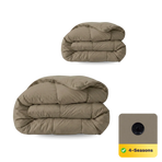 Zelesta Comfort Uni Ganzjahresdecke – Natur-Taupe