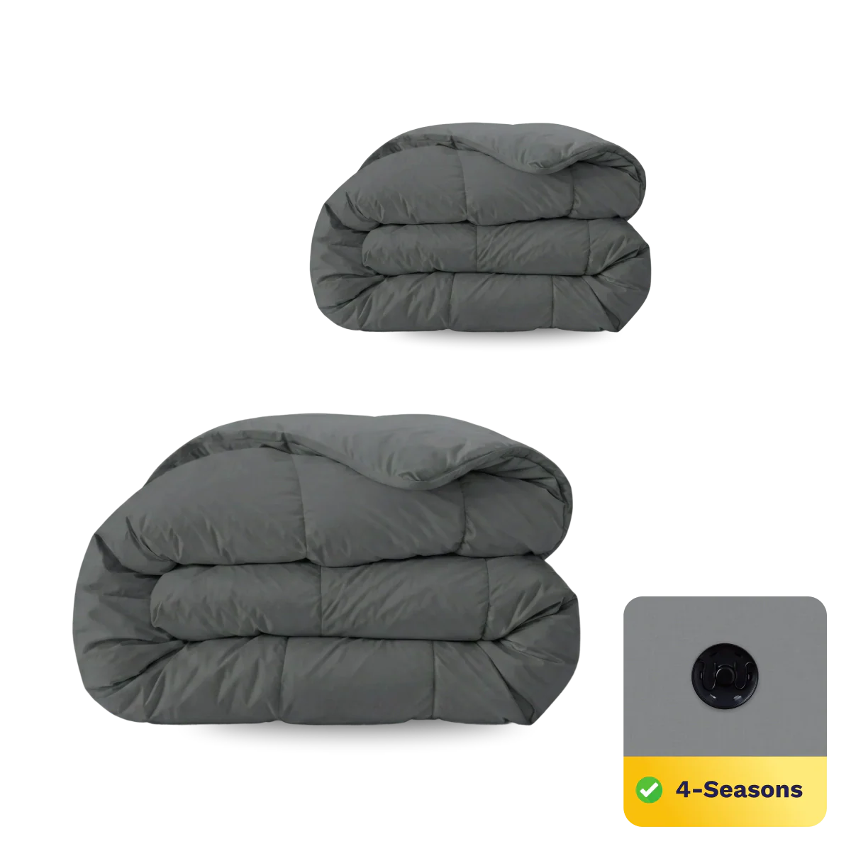 Zelesta Comfort Uni Ganzjahresdecke – Steingrau