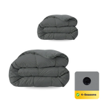 Zelesta Comfort Uni Ganzjahresdecke – Steingrau