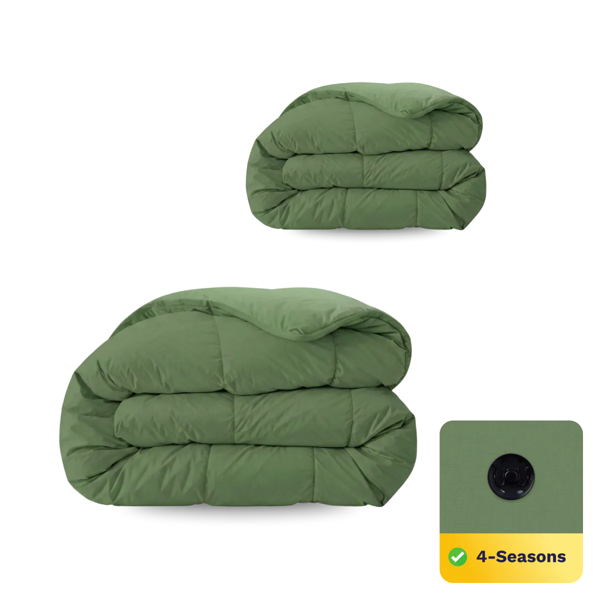 Zelesta Comfort Uni Ganzjahresdecke – Zeitloses Grün