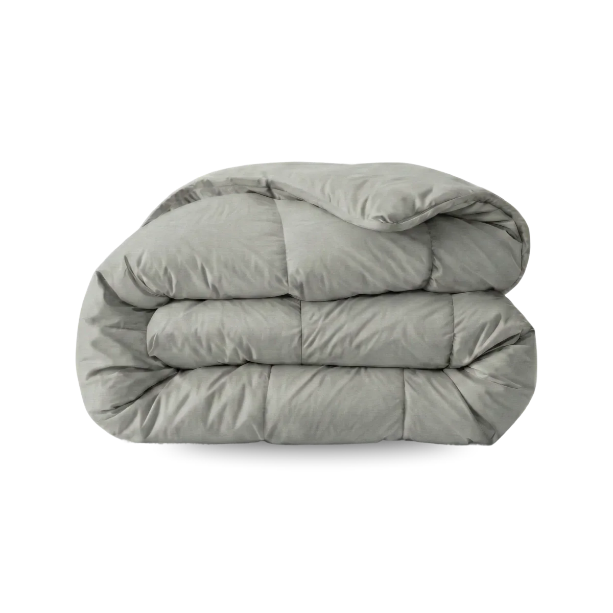 Zelesta Pure Uni Baumwollbettdecke - Morgen Grau