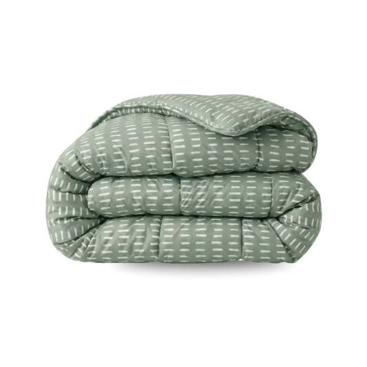 Zelesta Comfort Design Bettdecke - Olive Stitches