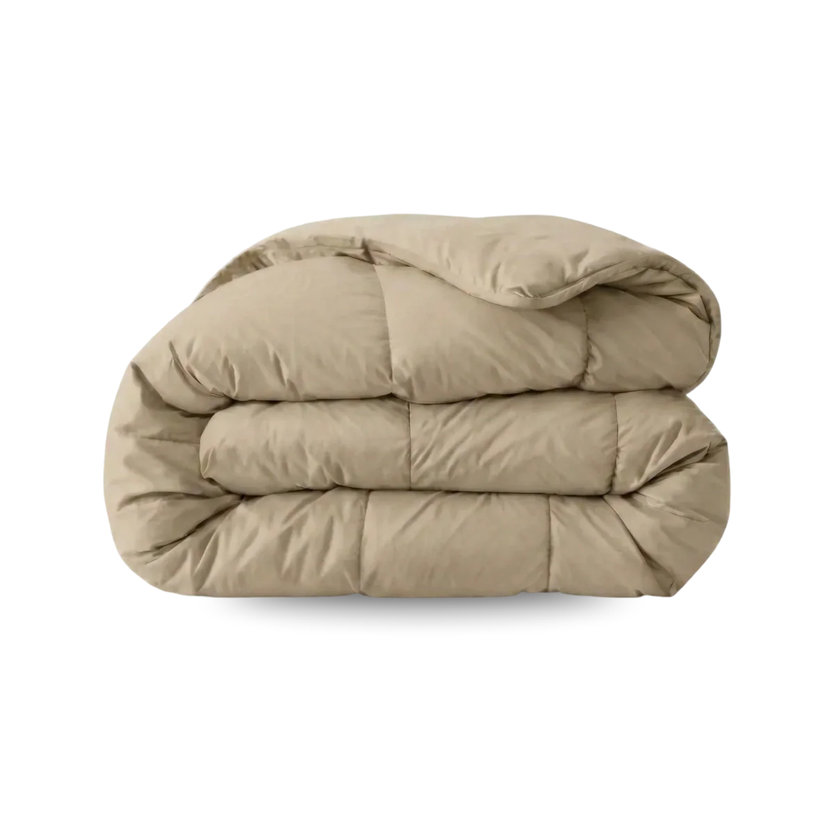 Zelesta Pure Uni Baumwoll-Daunendecke – Taupe Blush