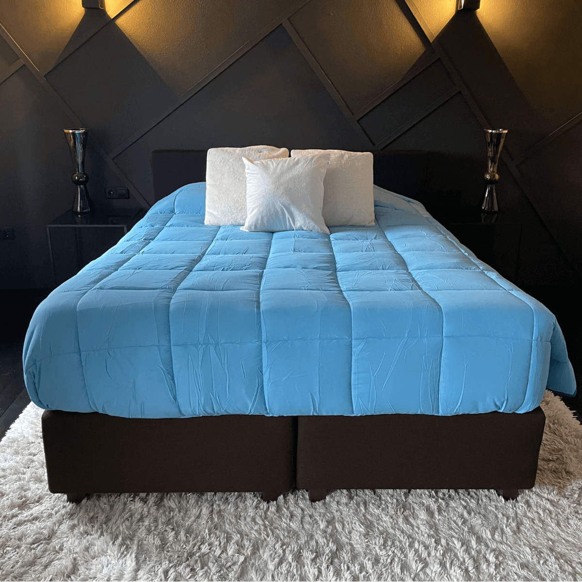 Zelesta Everyday Duo Bettdecke - Blau & Azur