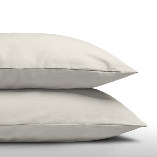 Zelesta Everyday Uni Kissenbezug-Set, 2 Stück – Creme
