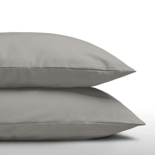 Zelesta Everyday Uni Kissenbezug-Set, 2 Stück - Grau