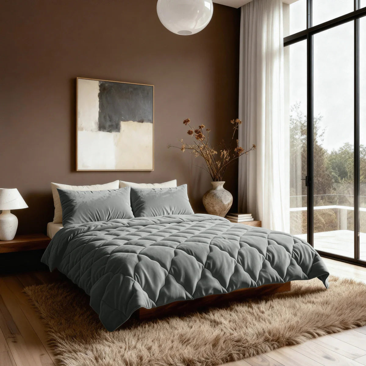 Zelesta Special Flanell Uni Bettdecke - Khaki